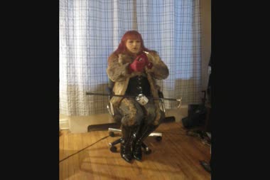 Fetish Trans - Ts Dominatrix Smoking In Fur